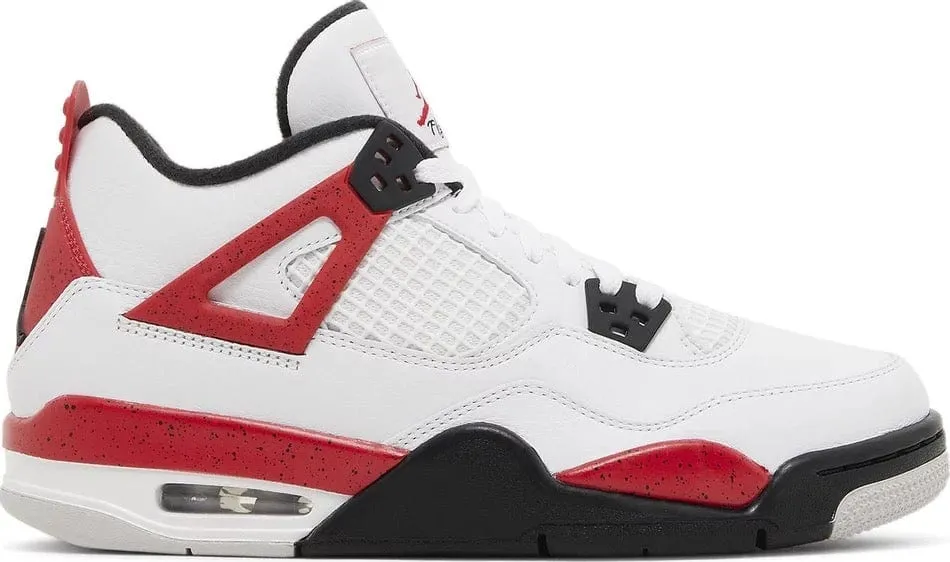 Easy   wear Fast Slip Jordan 4 Retro Red Cement (GS)