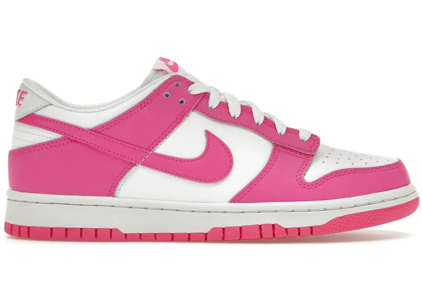 Nike Dunk Low Laser Fuchsia (GS) Dry Steps Lift Step