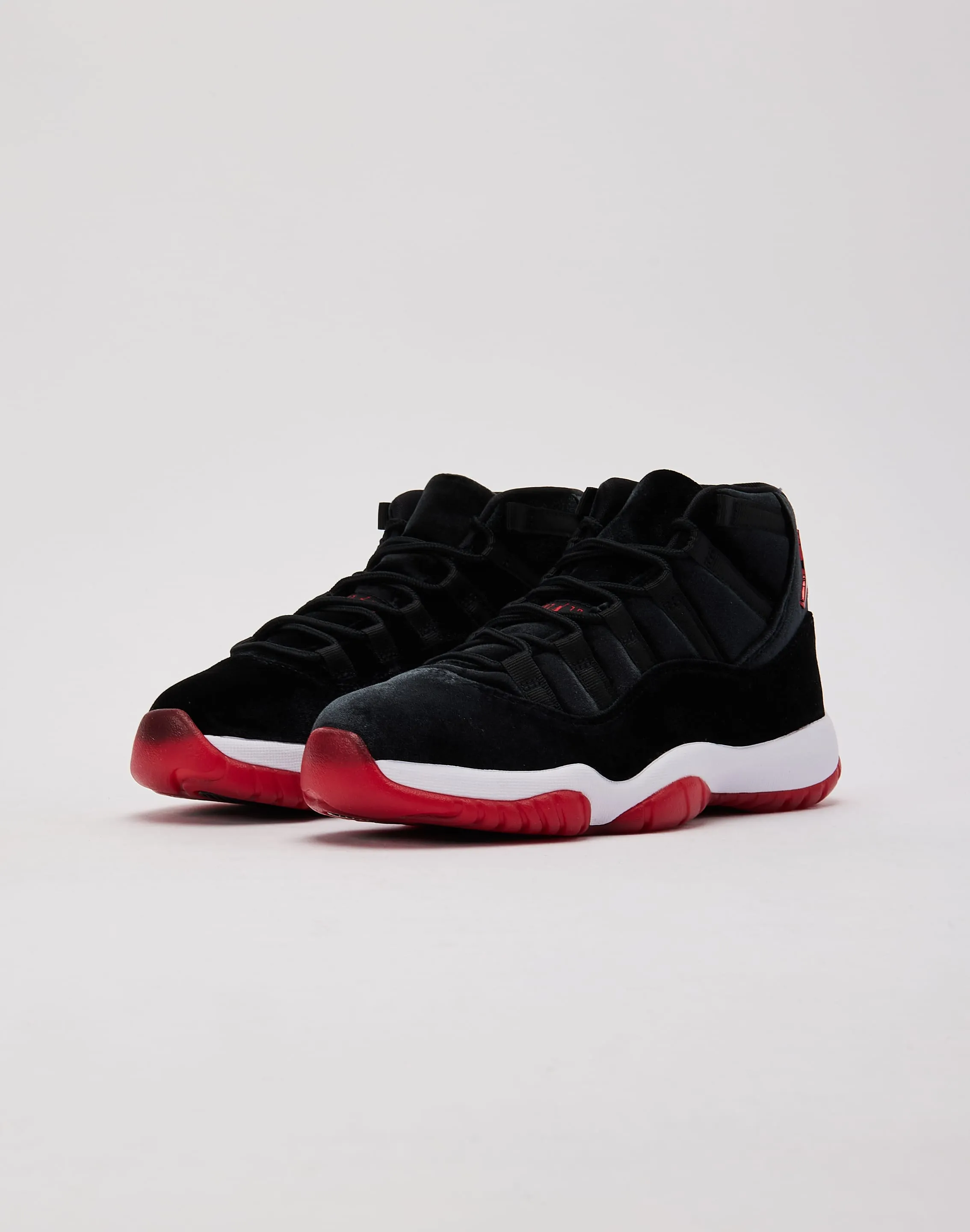 Leather Upper Jordan Air Jordan 11 Retro 'Bred Velvet'