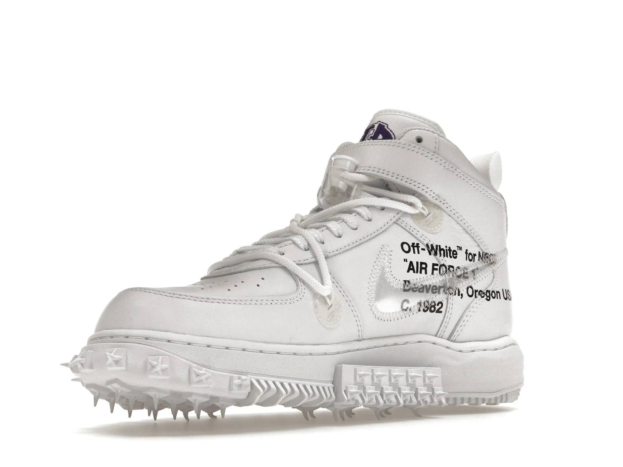Knit Design Current Jog Nike Air Force 1 Mid Off-White Graffiti White