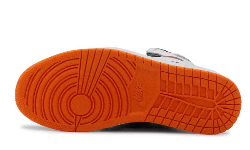 nike Jordan 1 Retro High OG Electro Orange 2021 (555088-180) Men's Size 8-11 Break Pace Relaxed Feel
