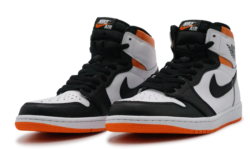 nike Jordan 1 Retro High OG Electro Orange 2021 (555088-180) Men's Size 8-11 On Foot Adaptive Fit