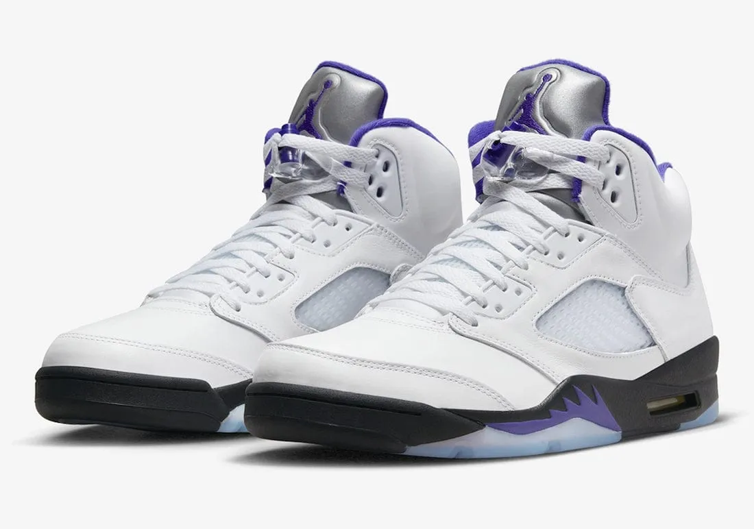 light texture Jordan 5 Retro Concord
