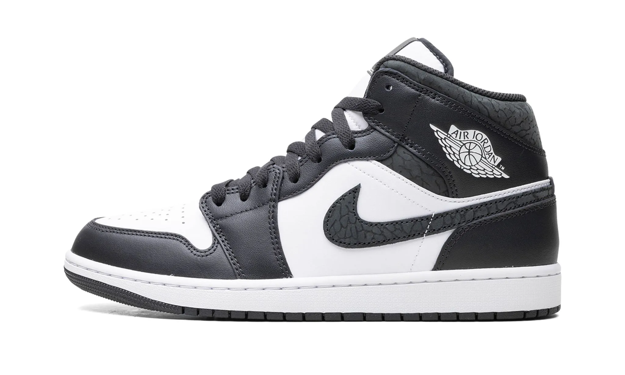 Air Jordan 1 Mid Panda Off Noir Step Light Weight Balance
