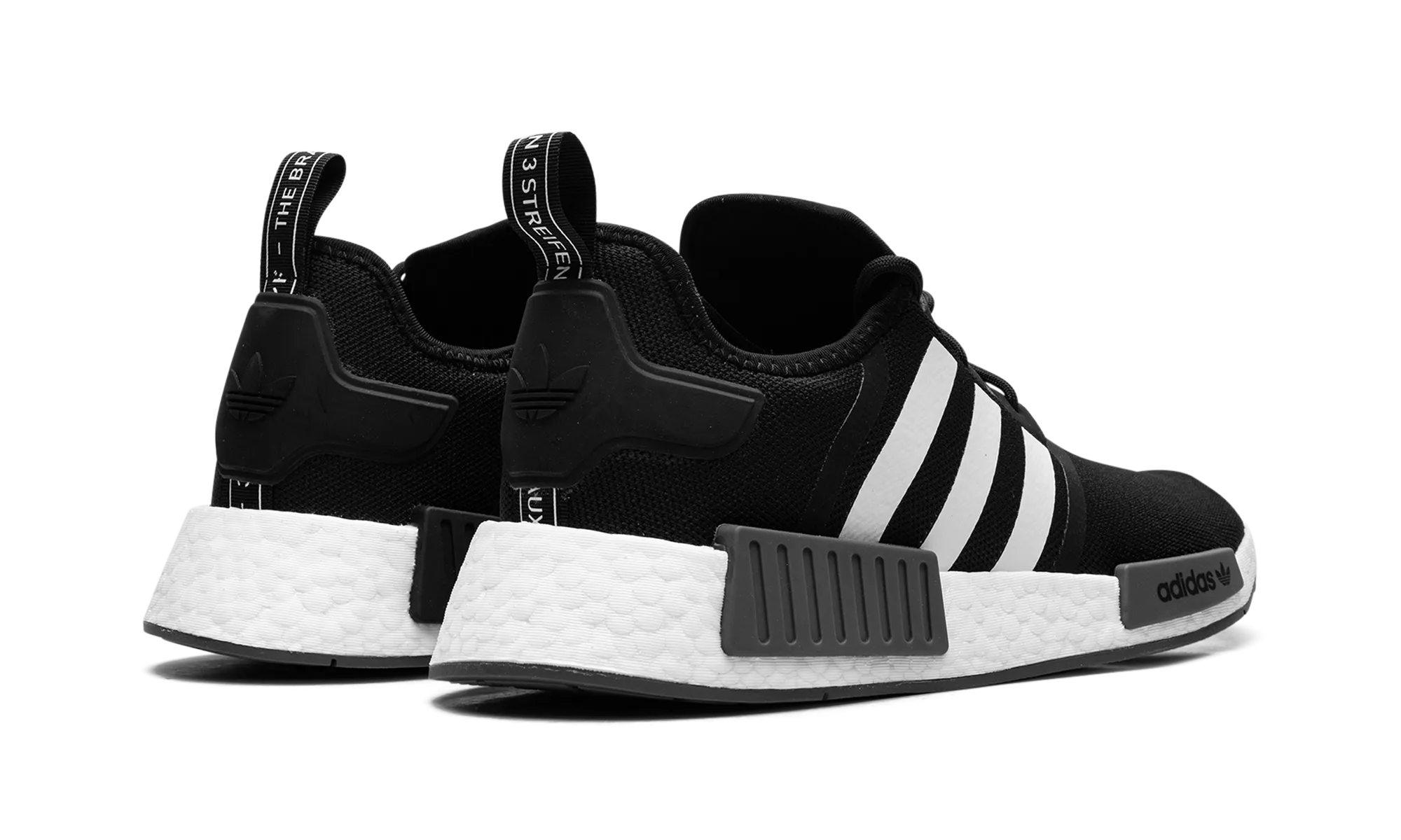 Tidy Lines Elastic laces NMD R1 Primeblue "Black/White"