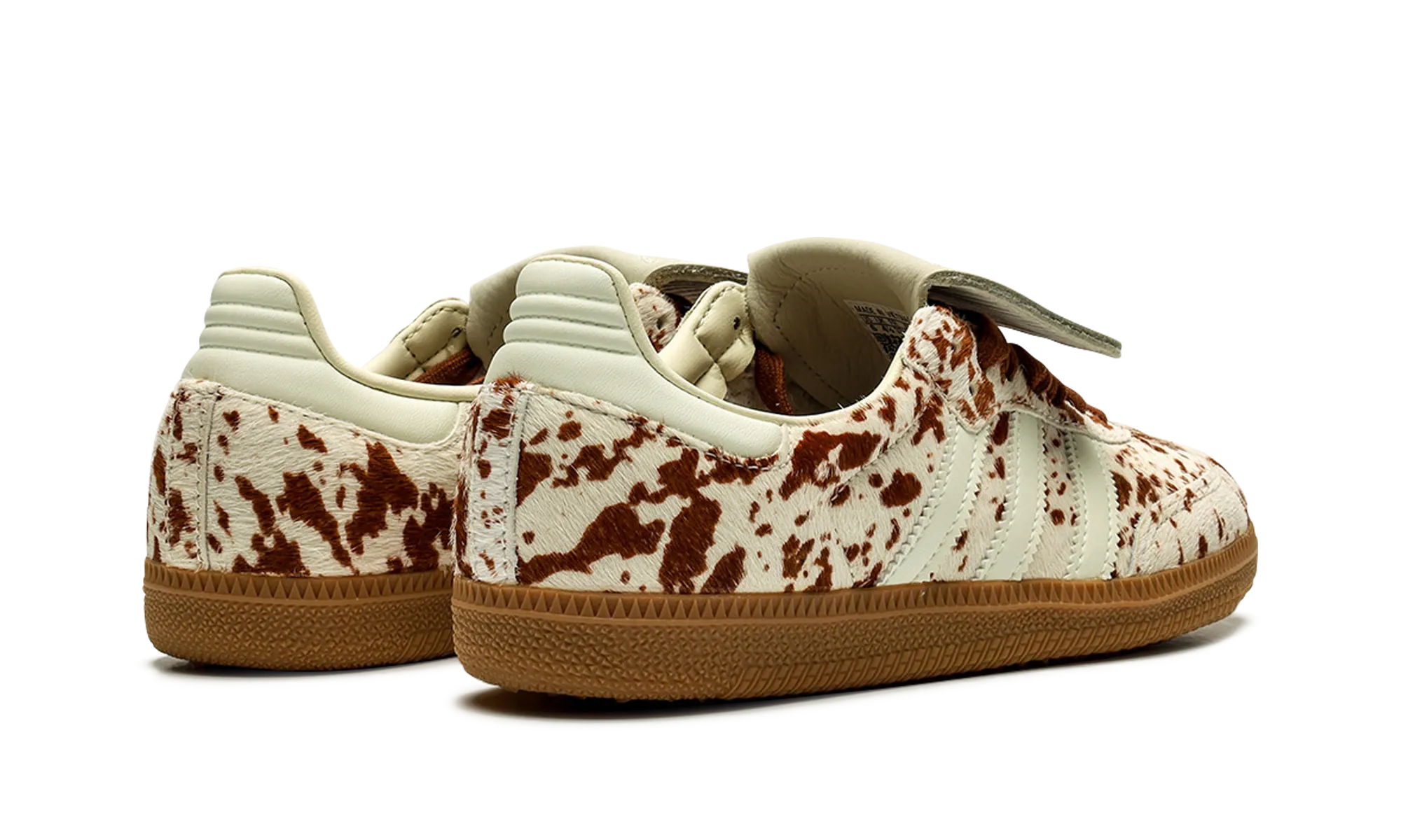 Built Soft Samba LT WMNS "Cow Print Brown White"