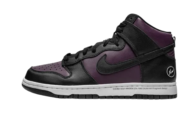 Nike Dunk High "Fragment" No Tie Happy Steps