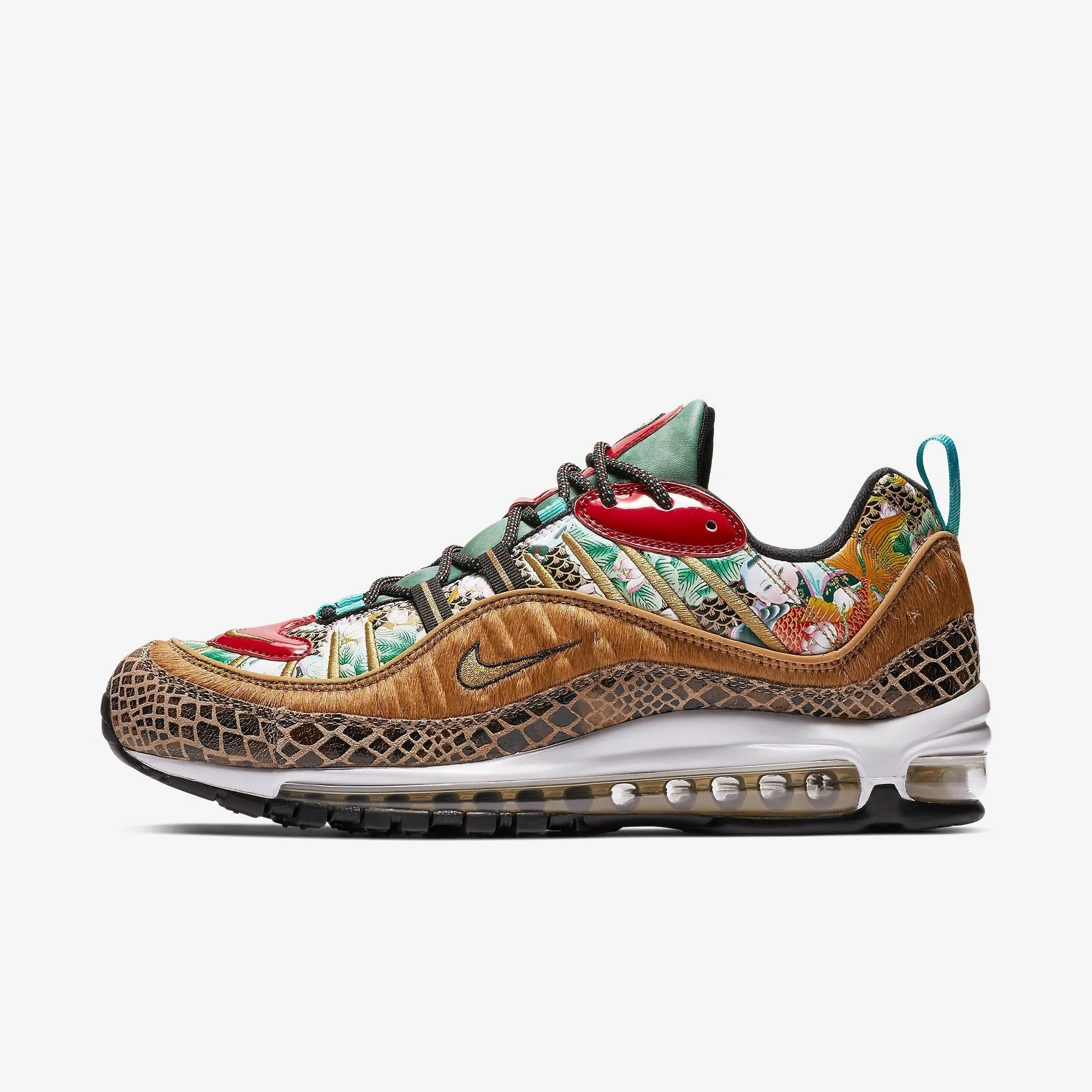 versatile - use shoes lightweight - material - portability shoes (Men's) Nike Air Max 98 'CNY Chinese New Year' (2019) BV6649-708