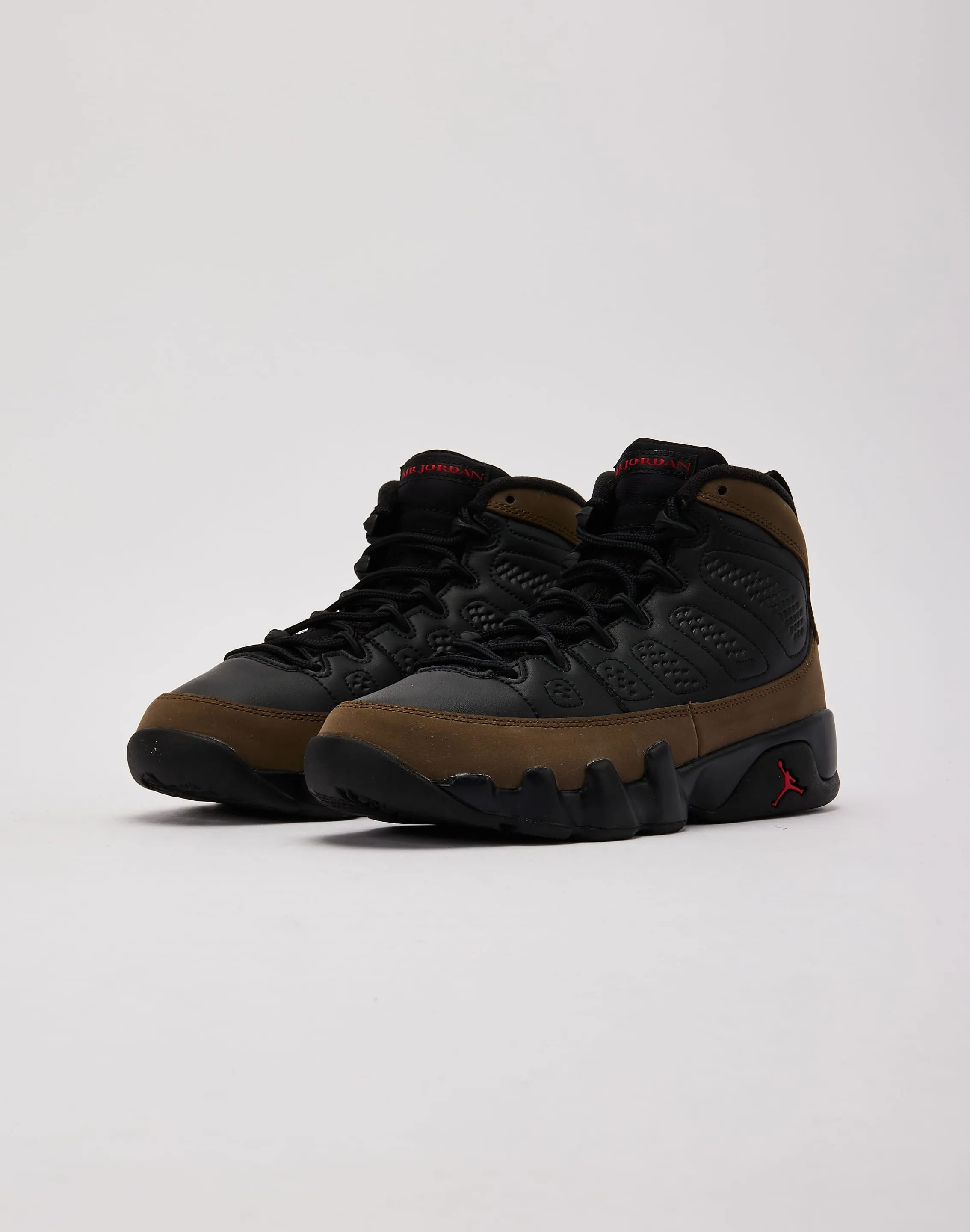 Jordan Air Jordan 9 Retro 'Olive' Grade-School Spanish Bold Cliff Edge