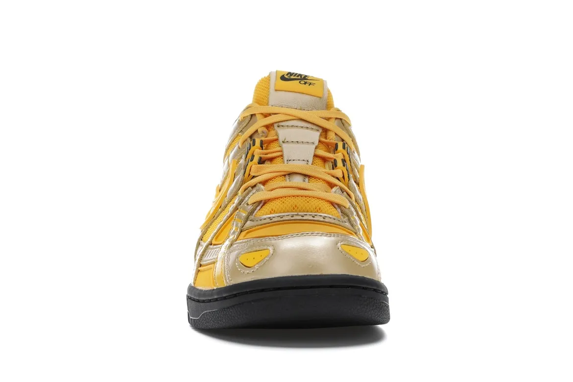Nike Air Rubber Dunk Off-White University Gold Modern Silhouette Comfort Upper Material