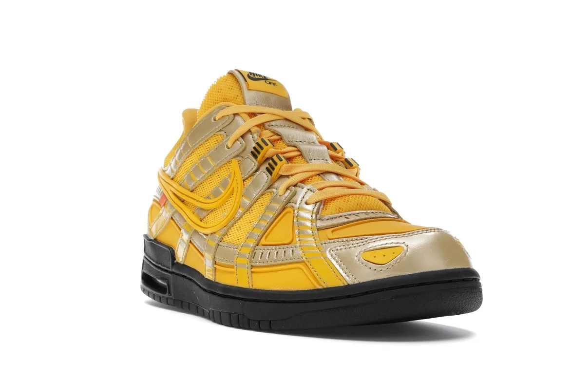 Nike Air Rubber Dunk Off-White University Gold Lightweight Everyday Footwear