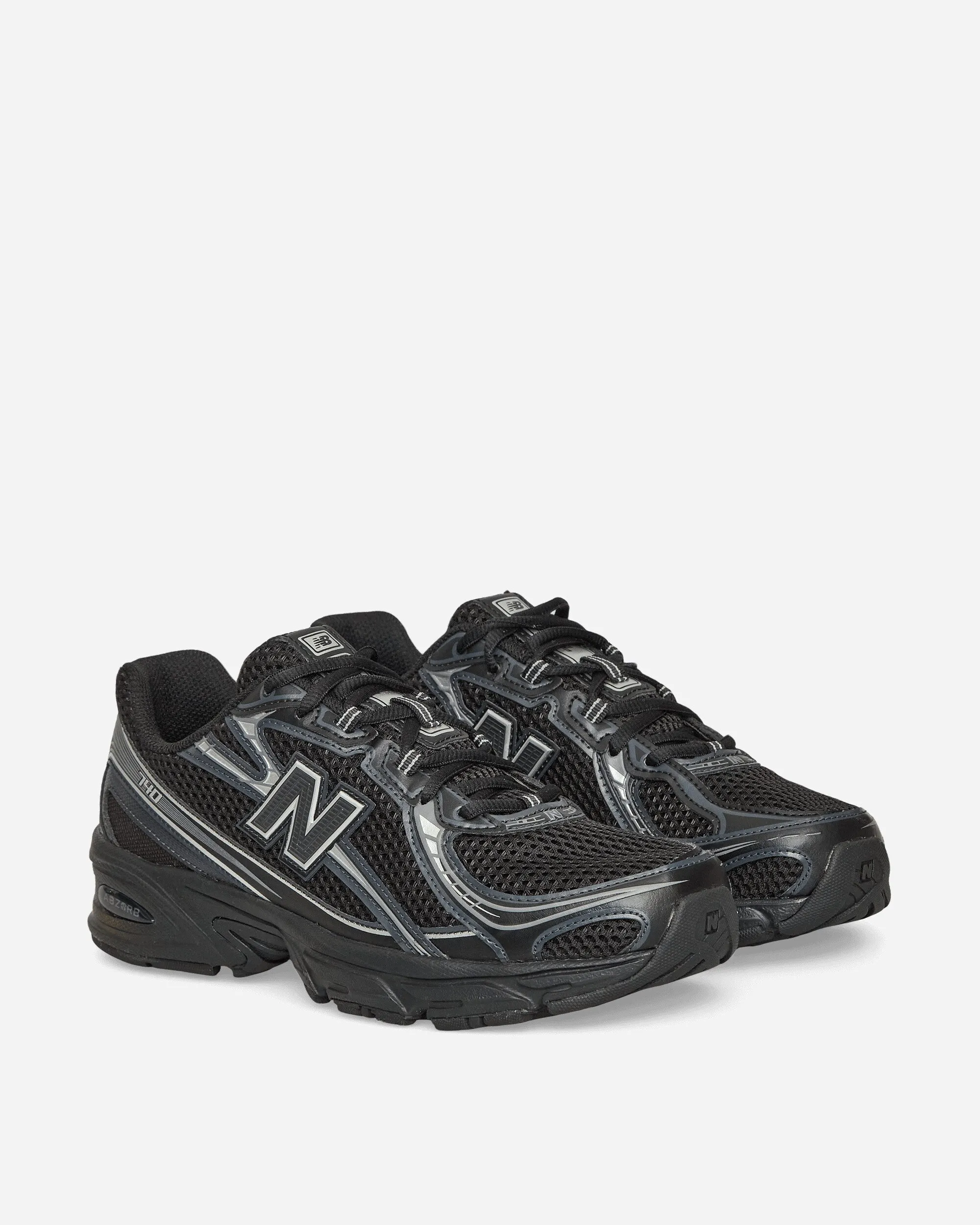 Fast pace Ventilated 740 Sneakers Black / Silver Metallic