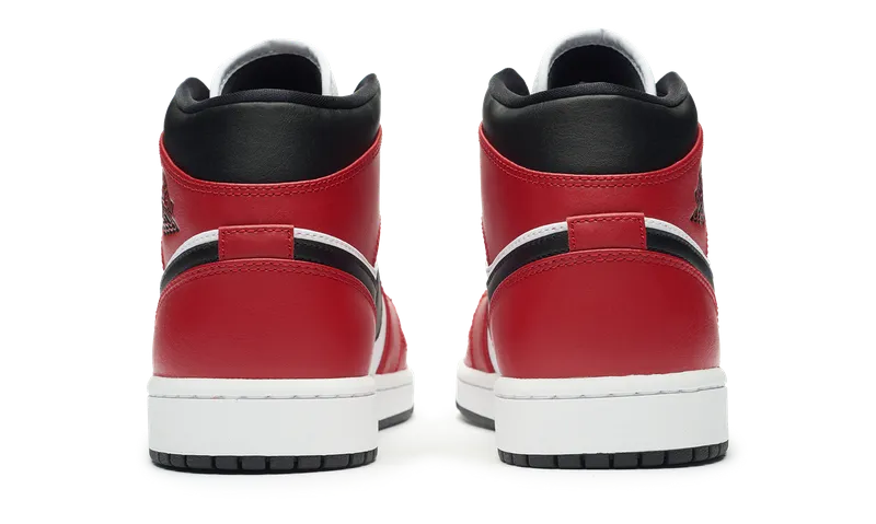 Nike Jordan 1 Mid Chicago Black Toe 2020 (554724-069) Men's Size 7-12 Hiking Friendly