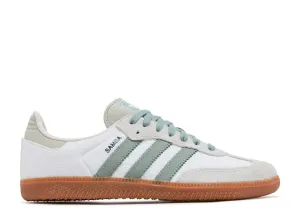 Work Routine Comfy Journey Adidas Samba OG White Silver Green