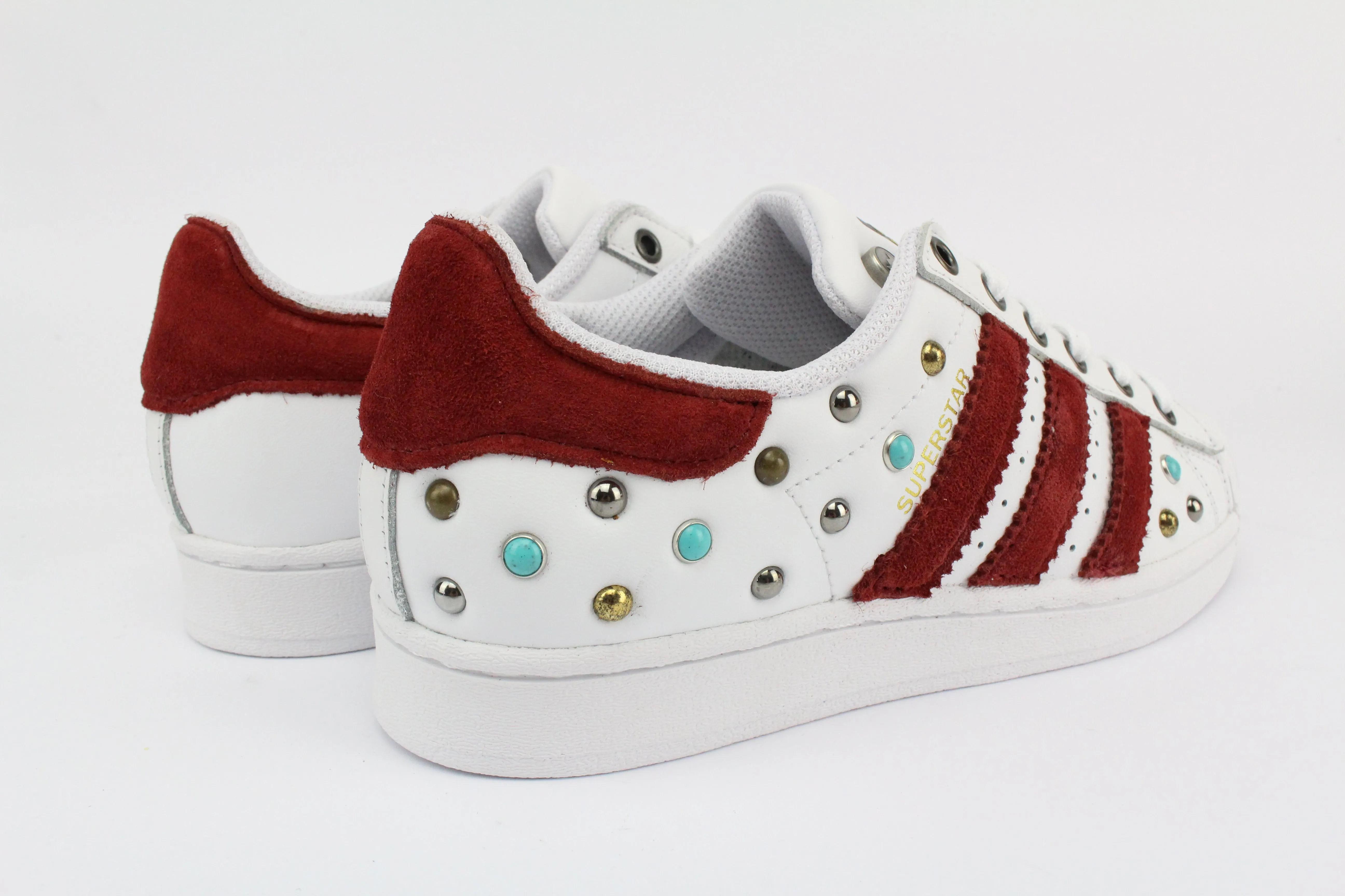 Busy Streets Adidas Superstar Camoscio & mix Borchie