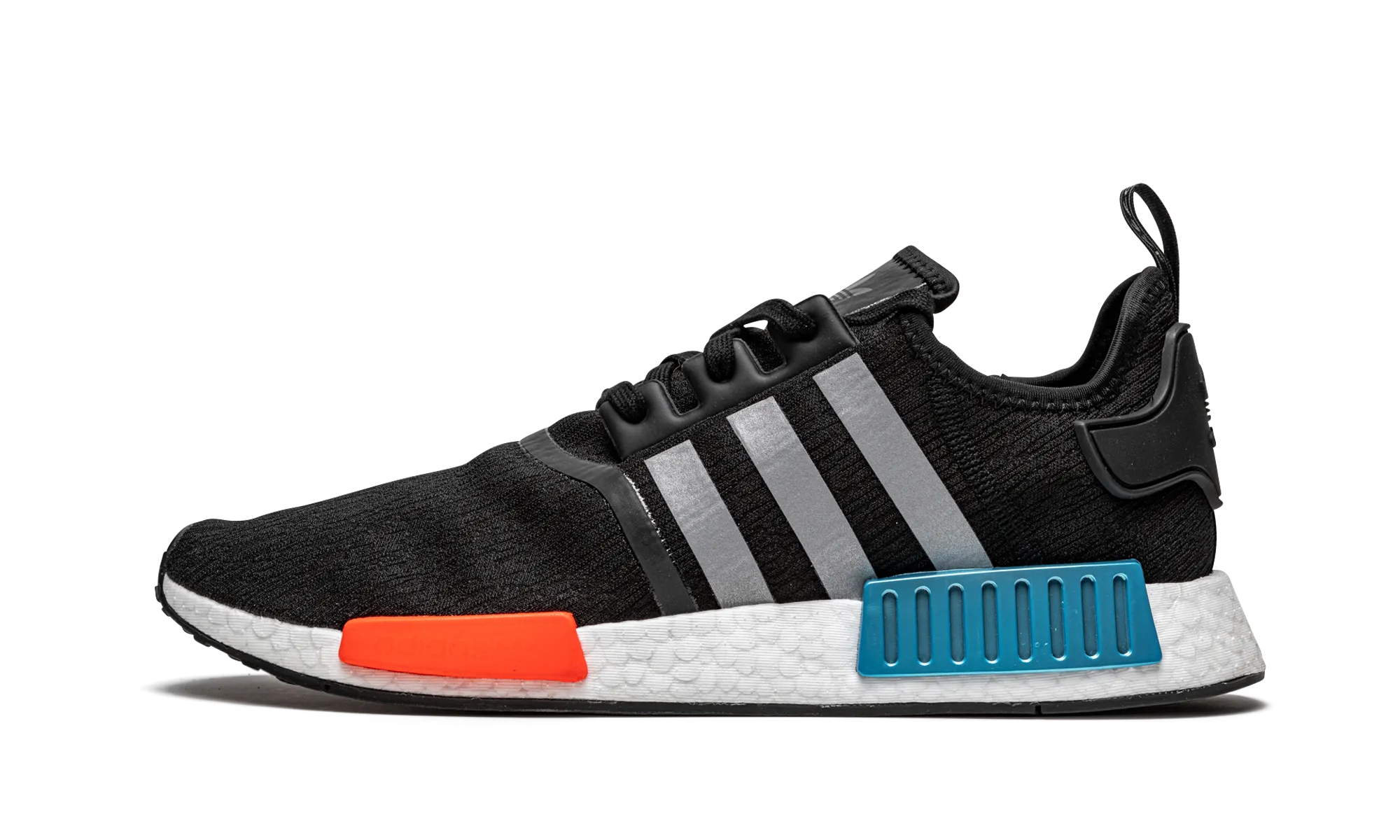 Simple Pair Active Day NMD_R1 "Black / Silver / Solar Red"