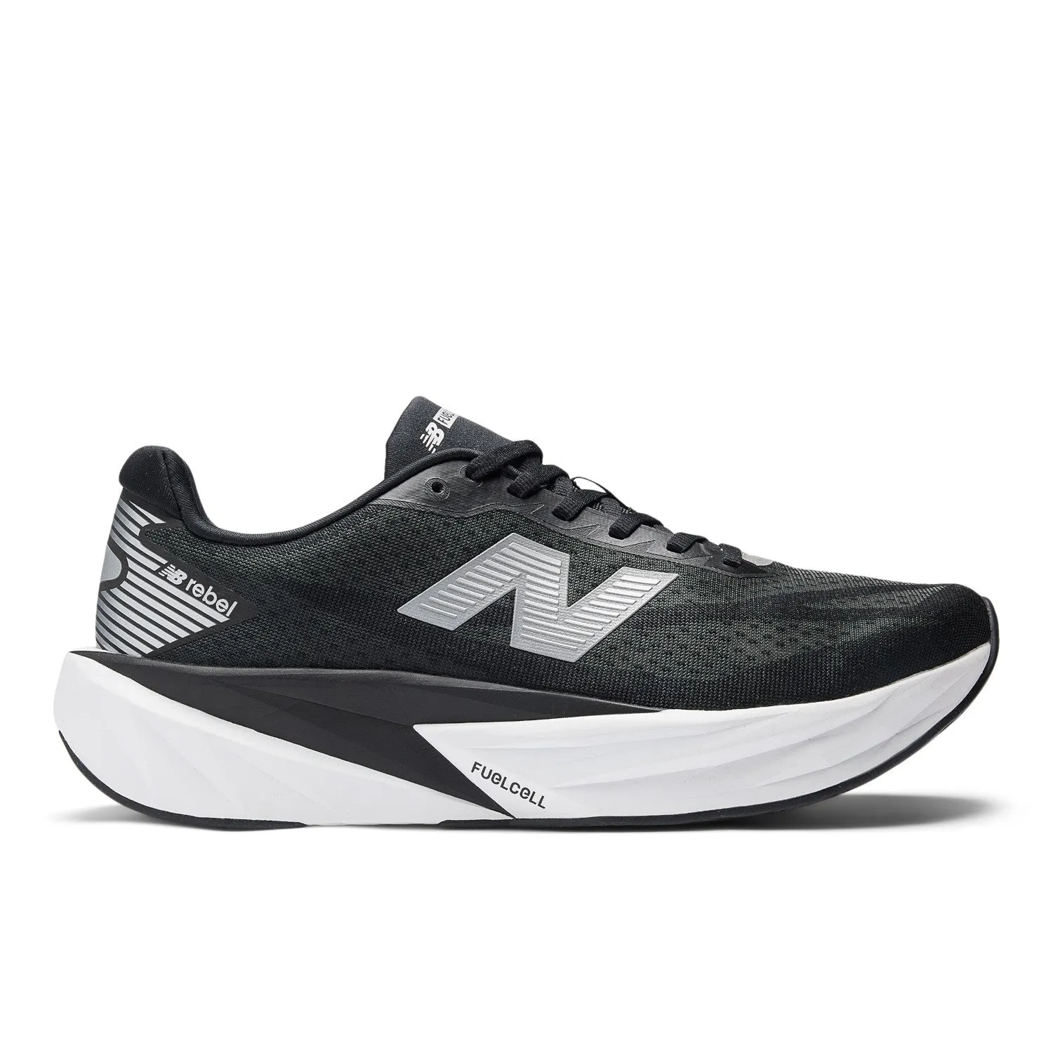 MEN'S FUELCELL REBEL V5 - D - REBEL BLACK/SILVER Strong Grip