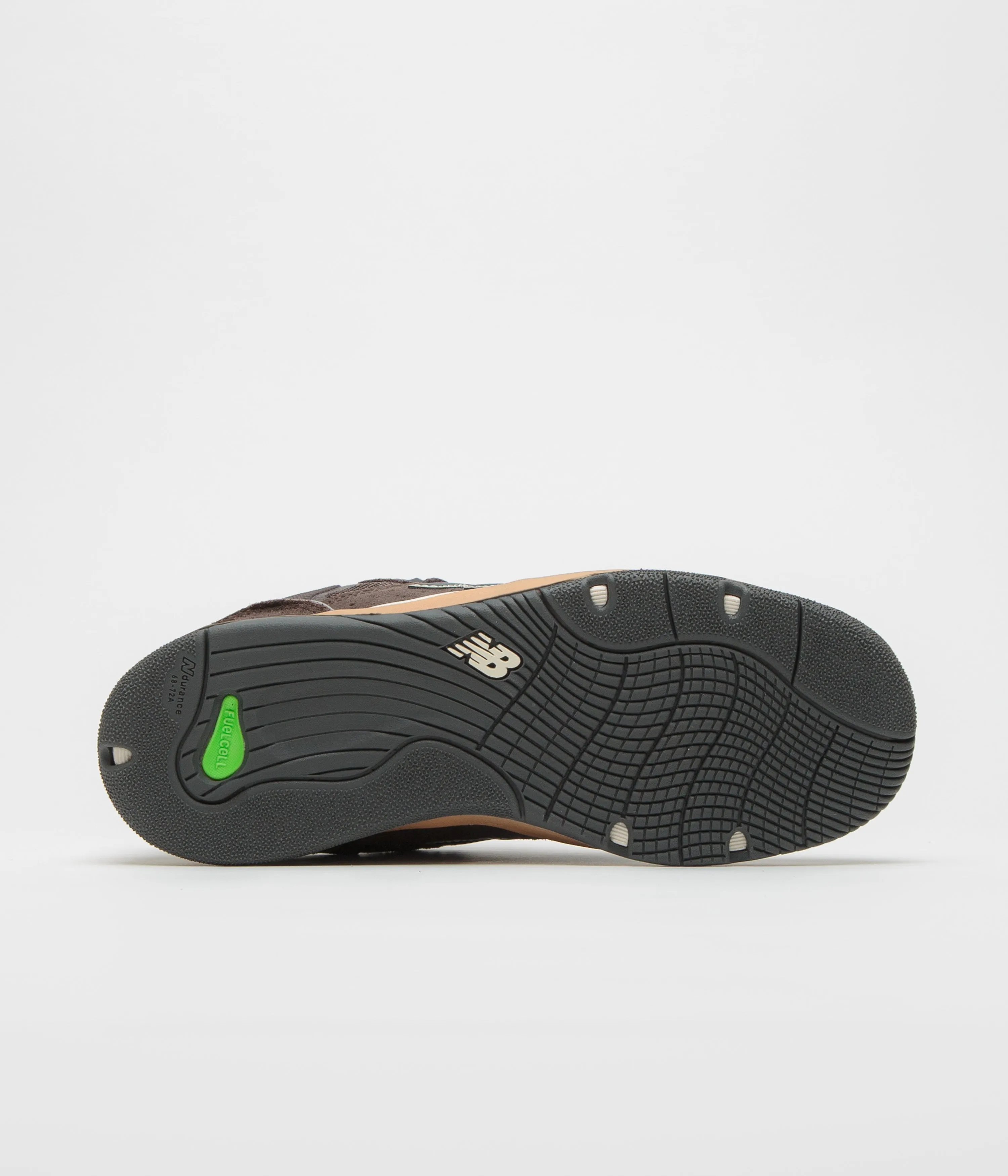 Holiday-Fit New Balance Numeric 1010 Tiago Lemos Shoes - Brown / Gum Breathable mesh Shock Guard