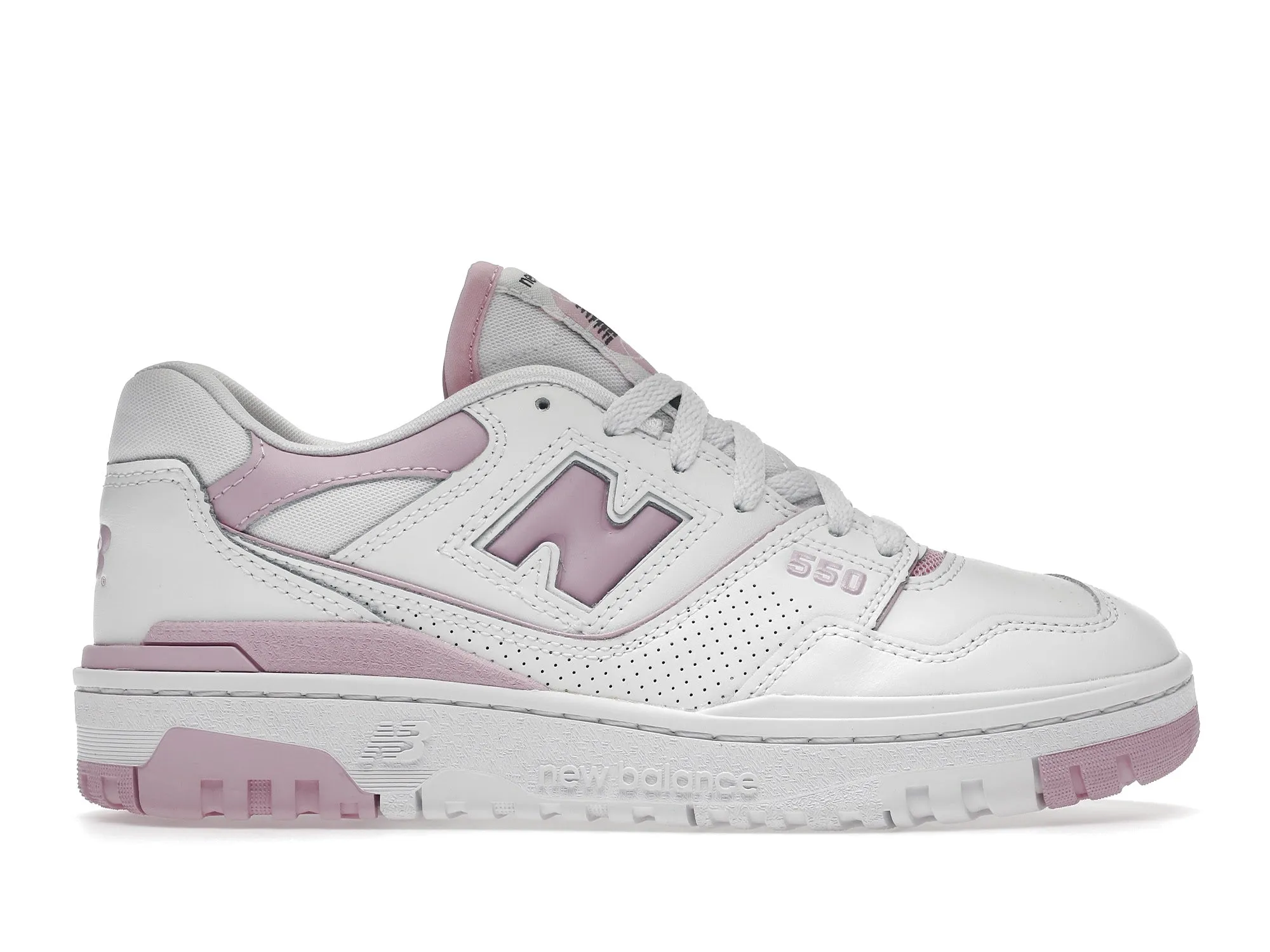 New Balance 550 White Bubblegum Pink Comfort Enhancement Hero Mode