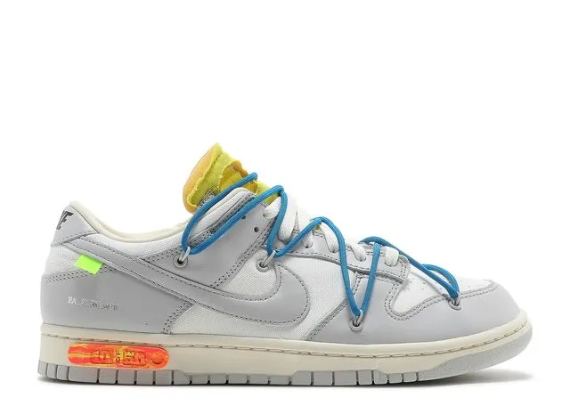 Nike Dunk Low Off-White Lot 10 Flexible Build Compact Form