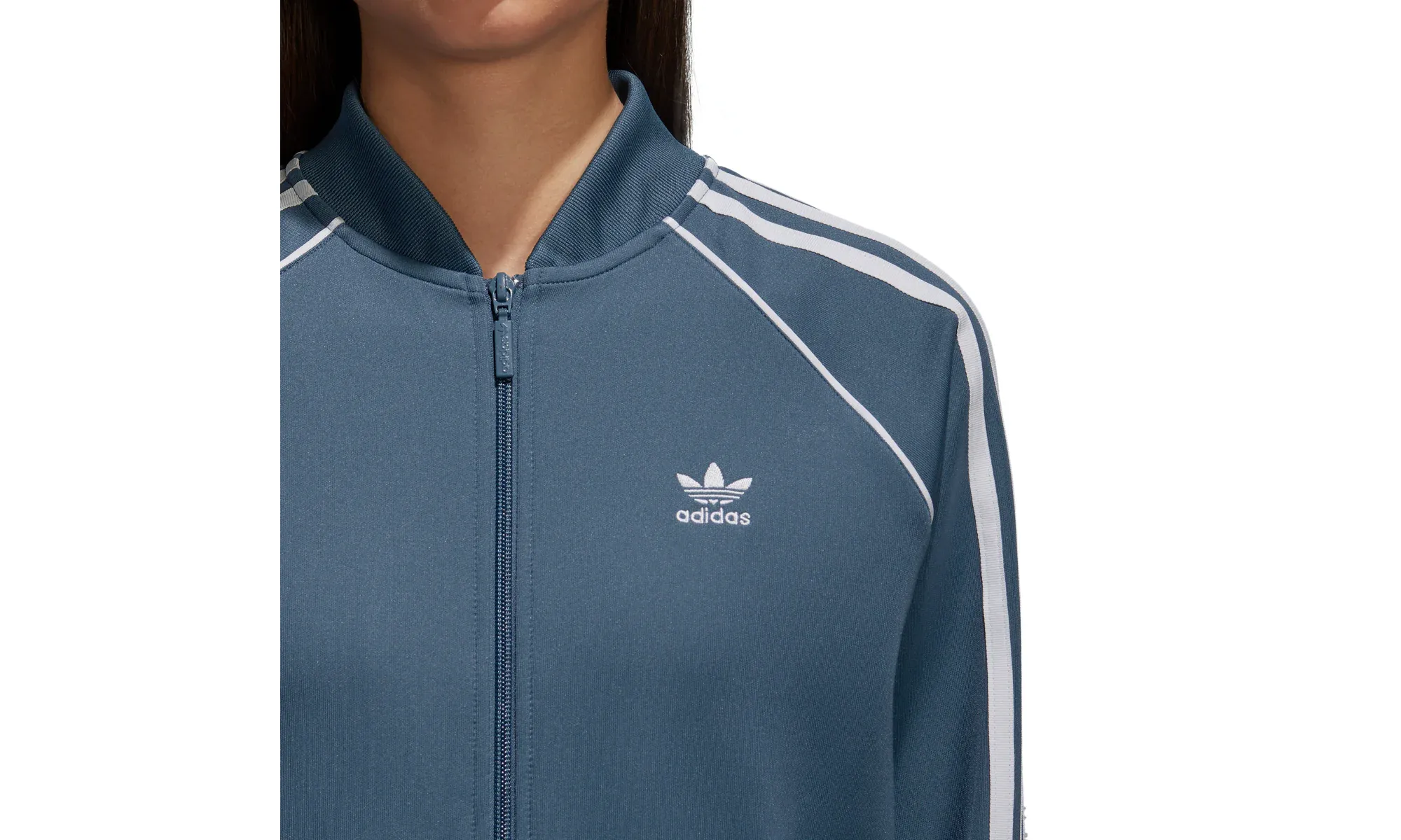 Superstar Track Top "Dark Steeel / White" ClassicDesign