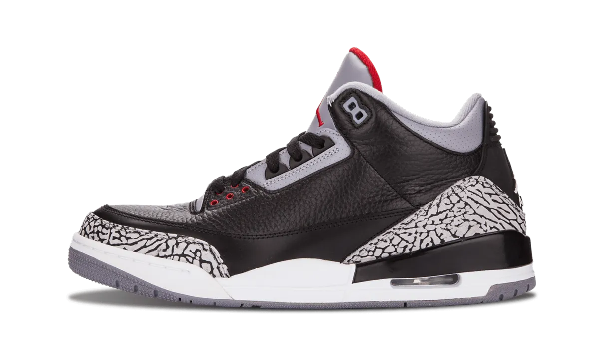 Air Jordan 3 Retro "Black Cement" Ride Friendly Pasture Run