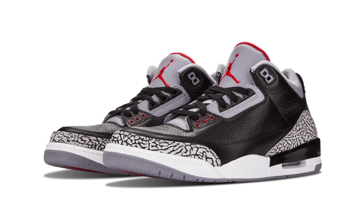 Steady Hike Air Jordan 3 Retro "Black Cement"