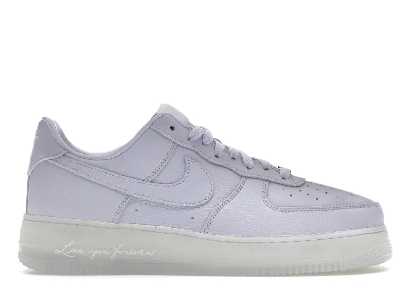 soft fit Nike Air Force 1 Low Drake NOCTA Certified Lover Boy Palest Purple