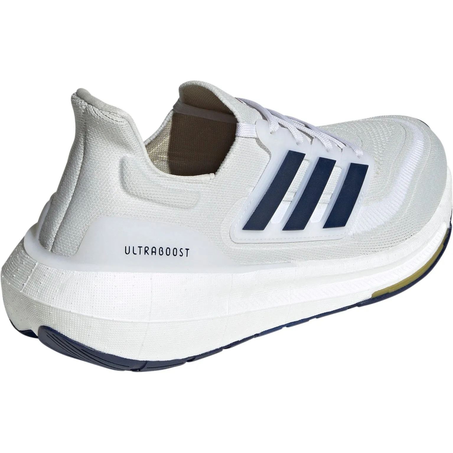 TPR Sole Minimal Weight adidas Ultra Boost Light Mens Running Shoes - White