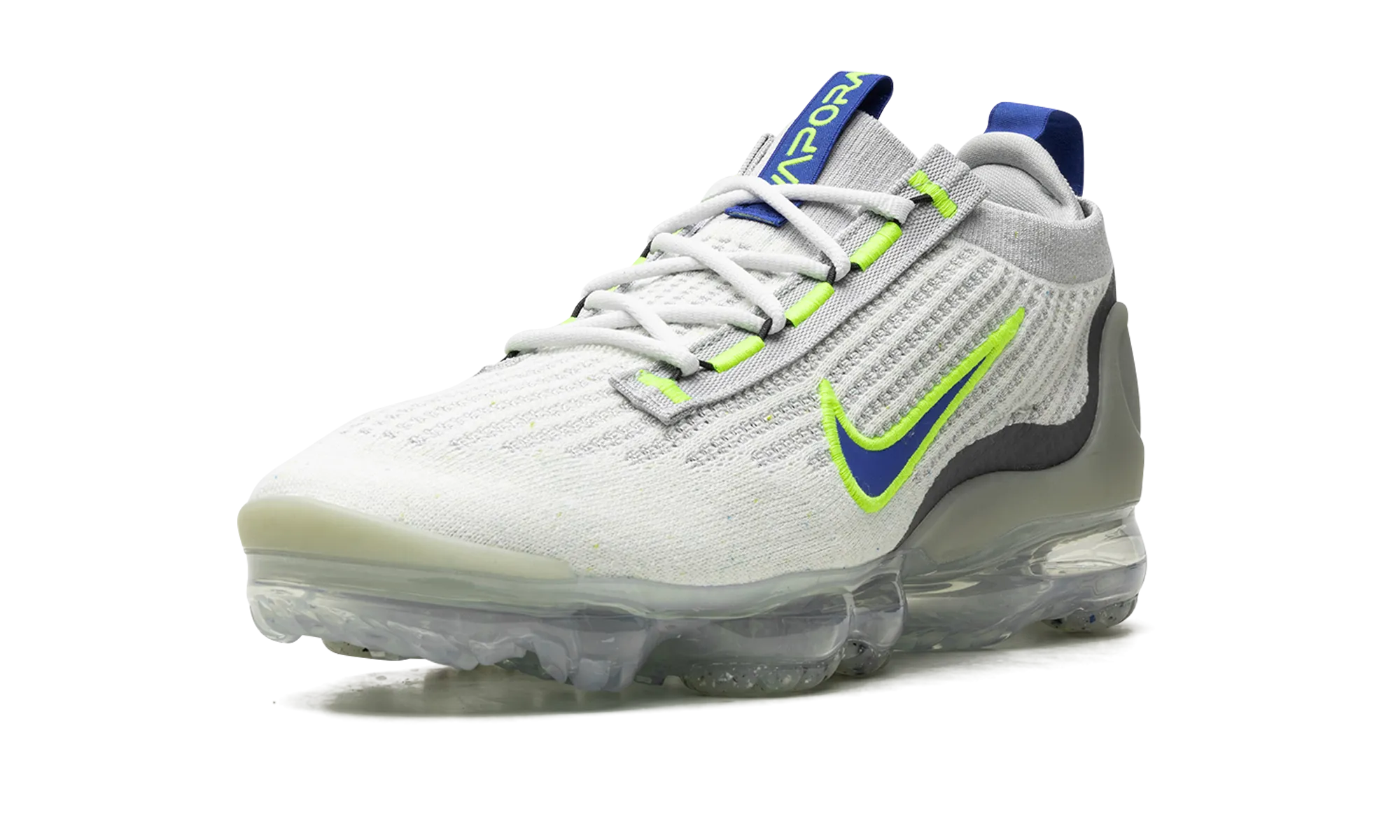 AIR VAPORMAX 2021 FK "White Royal Volt" unisex running option sports shoes