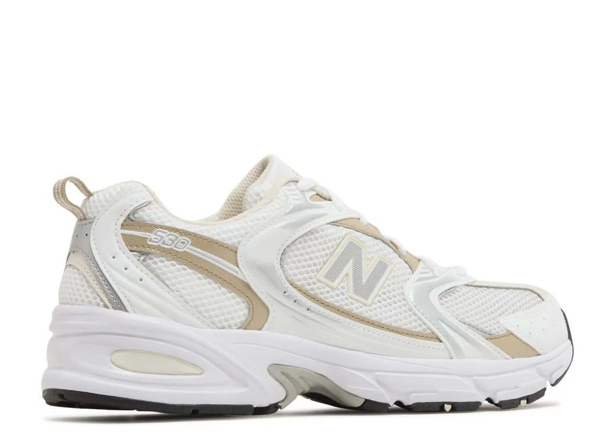 Walk Comfortably Classic Silhouette New Balance 530 White Stoneware