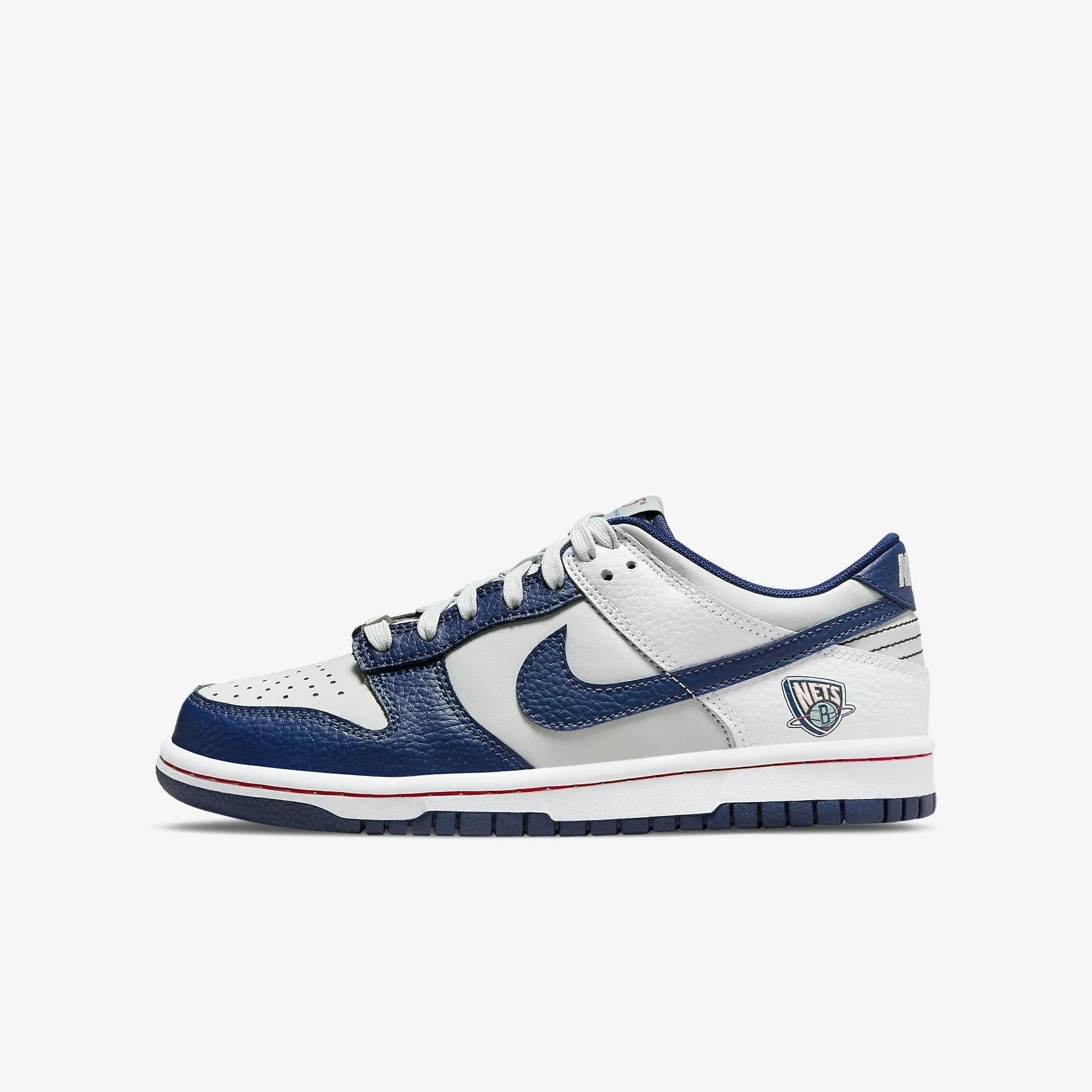 (GS) Nike Dunk Low x NBA '75th Anniversary Brooklyn Nets' (2021) DO6288-001 Run Around