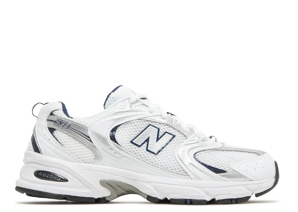Step Easy New Balance 530 White Grey Navy