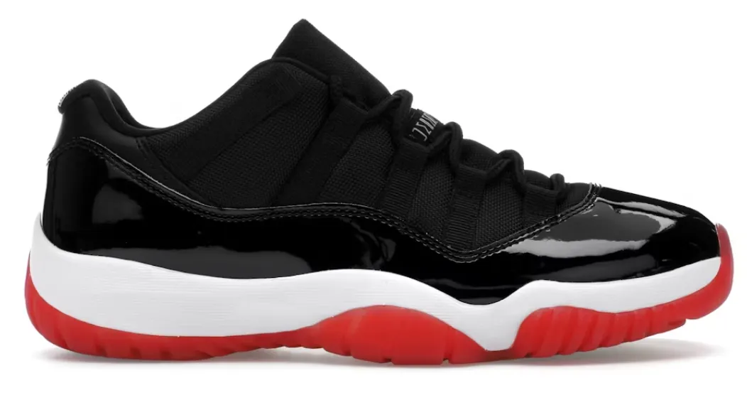 Jordan 11 Retro Low Bred (2025) Soft Insole Field Jog