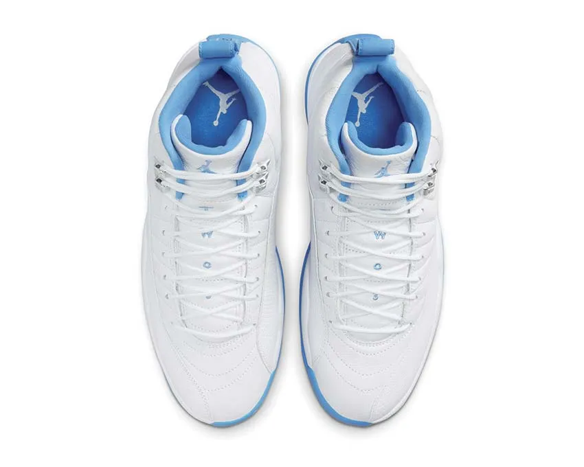 Weather Friendly Air Jordan 12 Retro "White and University Blue"
