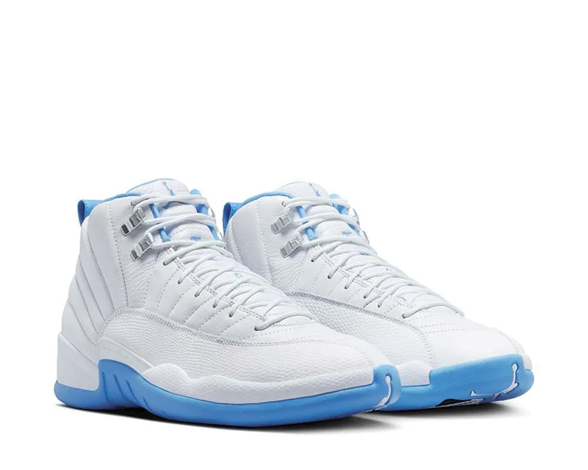 Air Jordan 12 Retro "White and University Blue" Low Profile