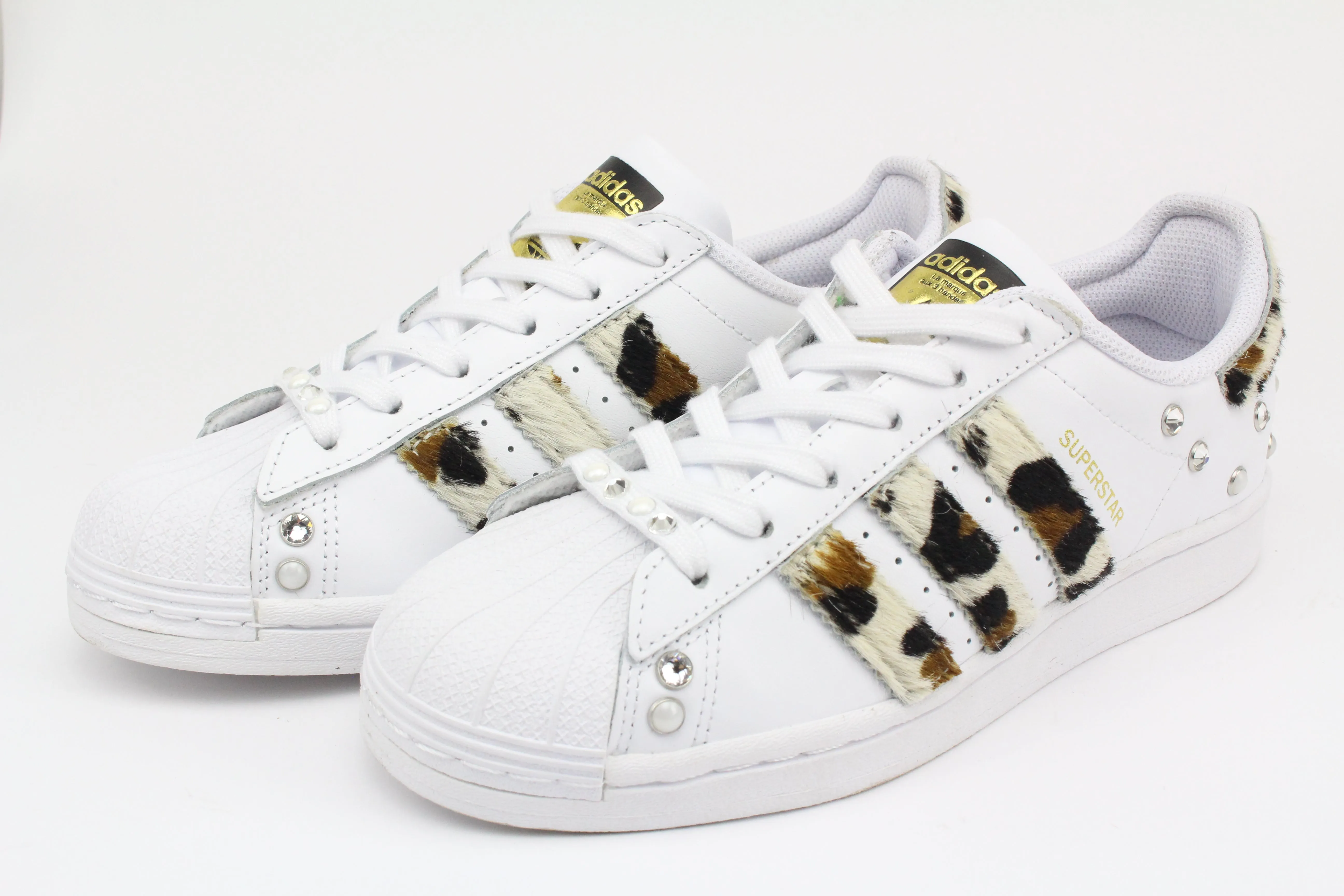 Office Fit Breathable Comfort Adidas Superstar Mucca Strass & Perle