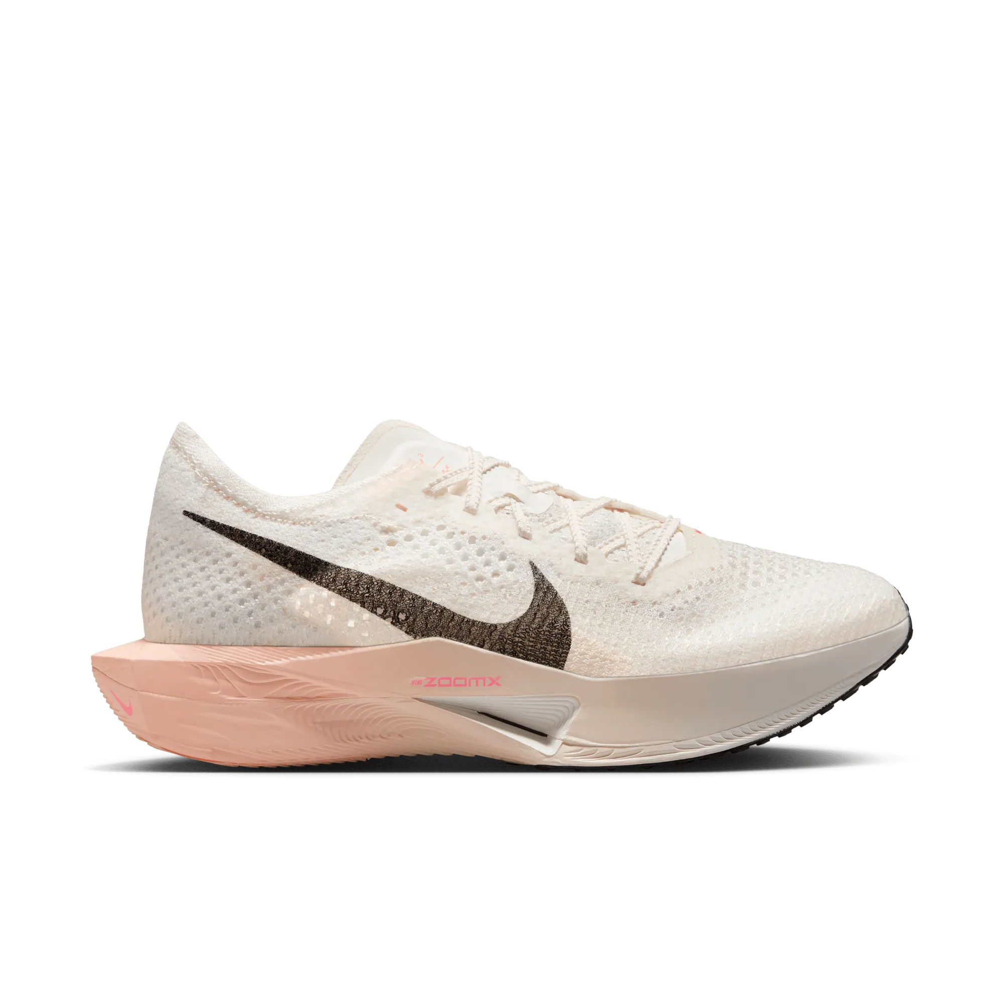 hill - training flat - sole shoes WOMEN'S VAPORFLY 3 - B - 103 SAIL/BLACK-CRIMSON TINT - SIZE 9.0