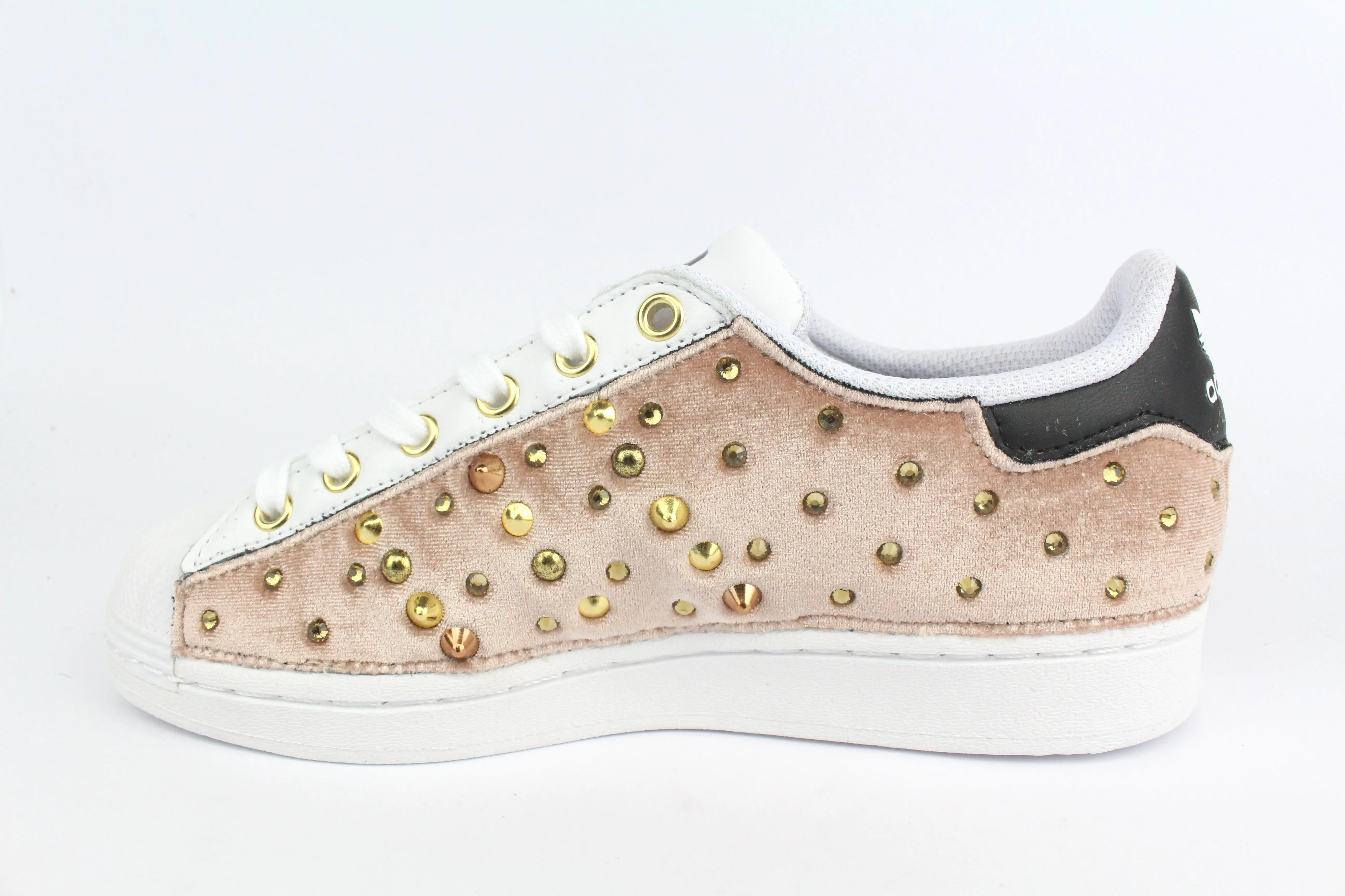 Adidas Superstar Rosa Velluto  & Strass Termo Cool Mesh Quick   Dry