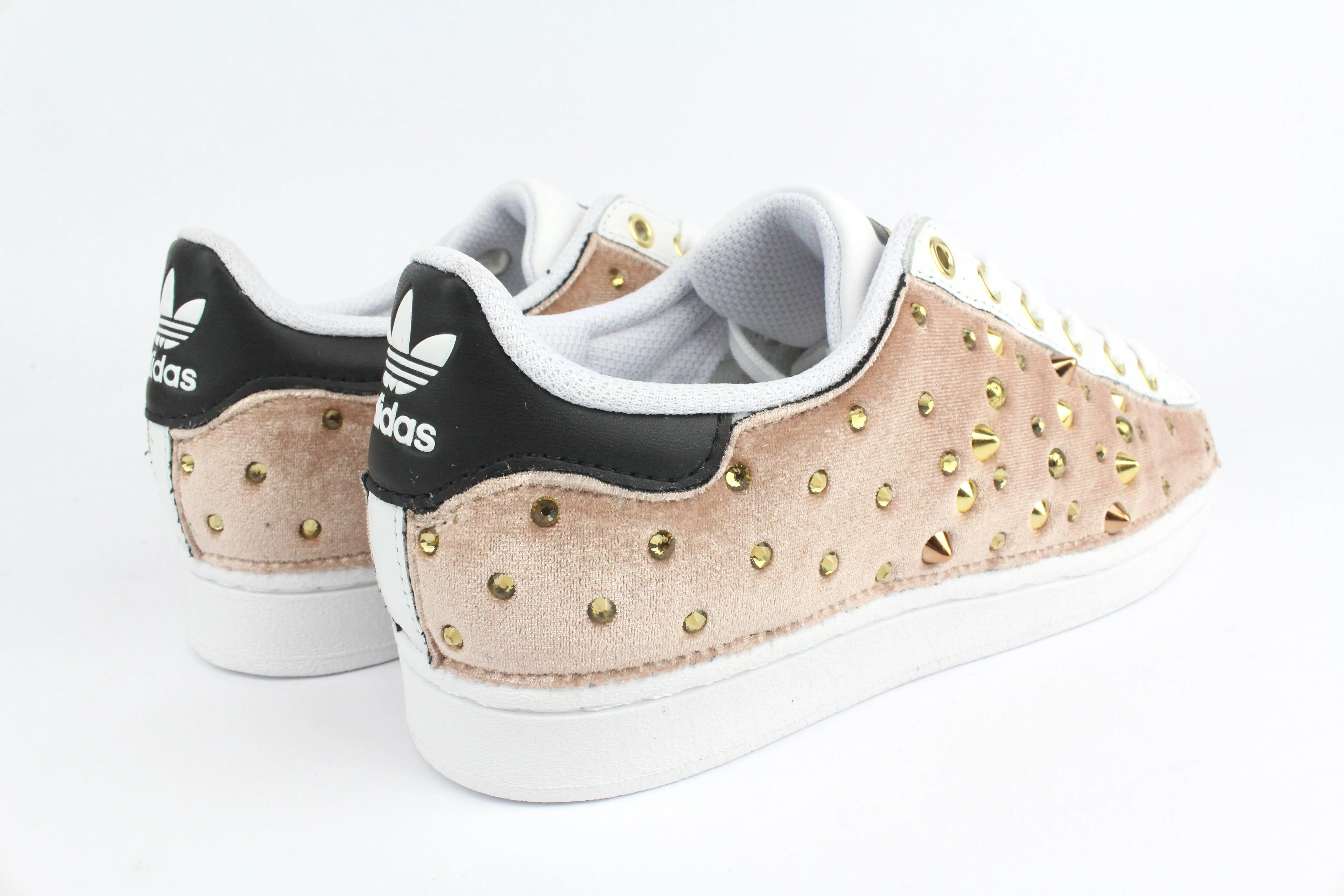 City Style Adidas Superstar Rosa Velluto  & Strass Termo