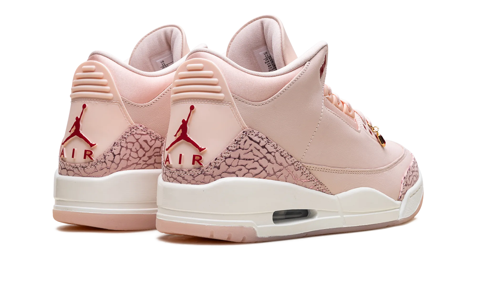 Stacked Heel Air Jordan 3 WMNS "Valentine's Day Treat Yourself"