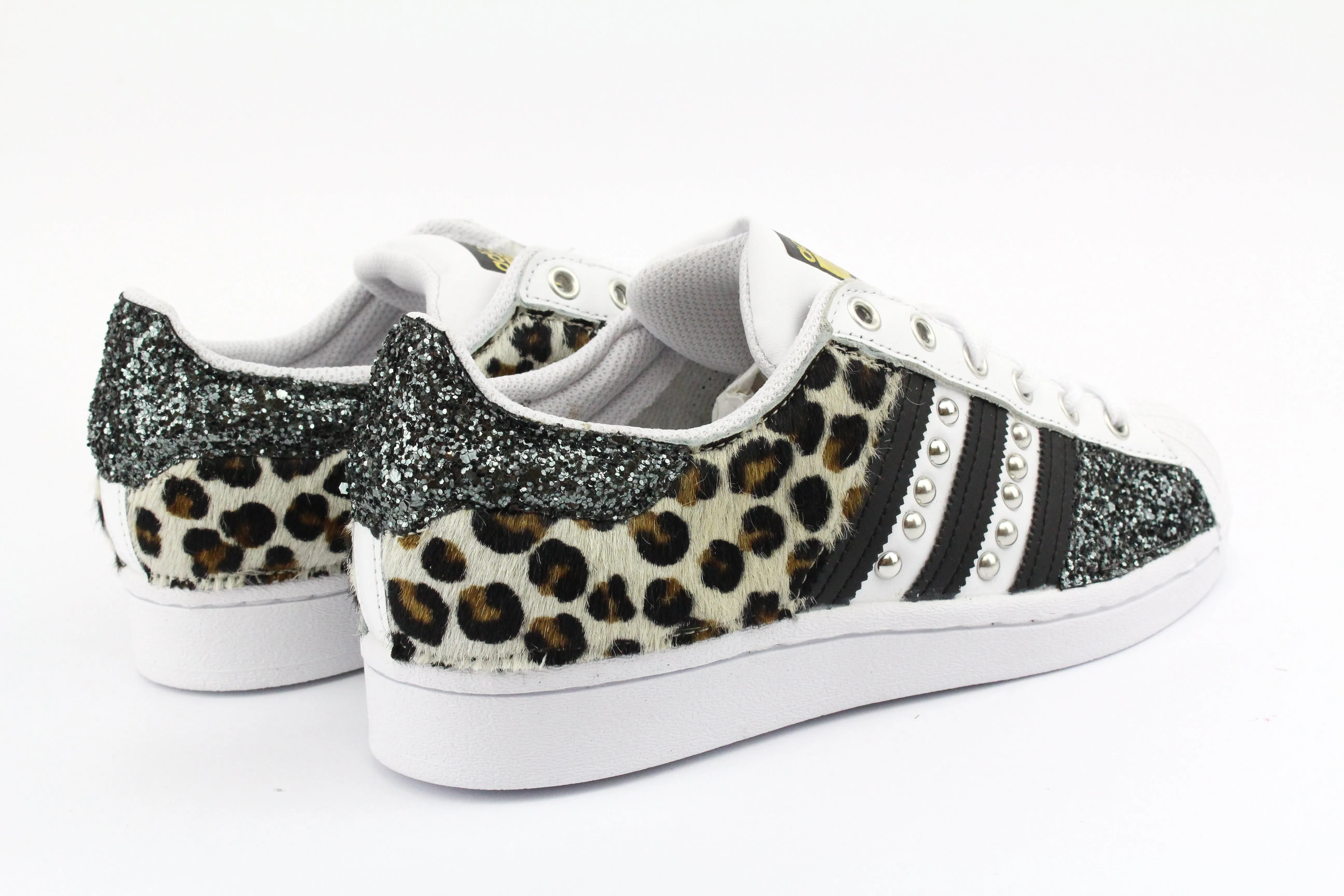 Speed Walk Short Step Adidas Superstar Maculate Glitter BlackSilver & Borchie