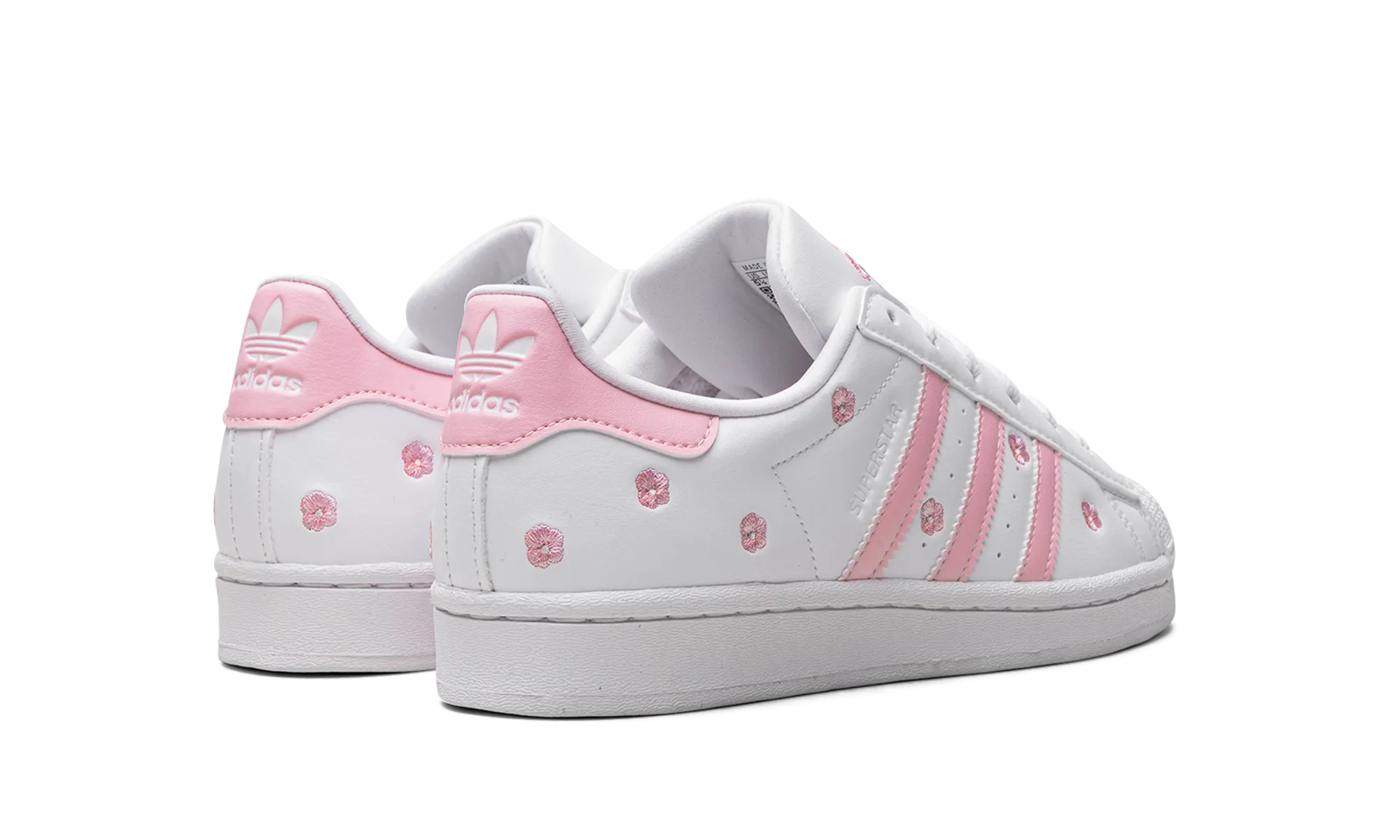 Superstar GS "Cloud White Clear Pink" Knit Upper Speed Step