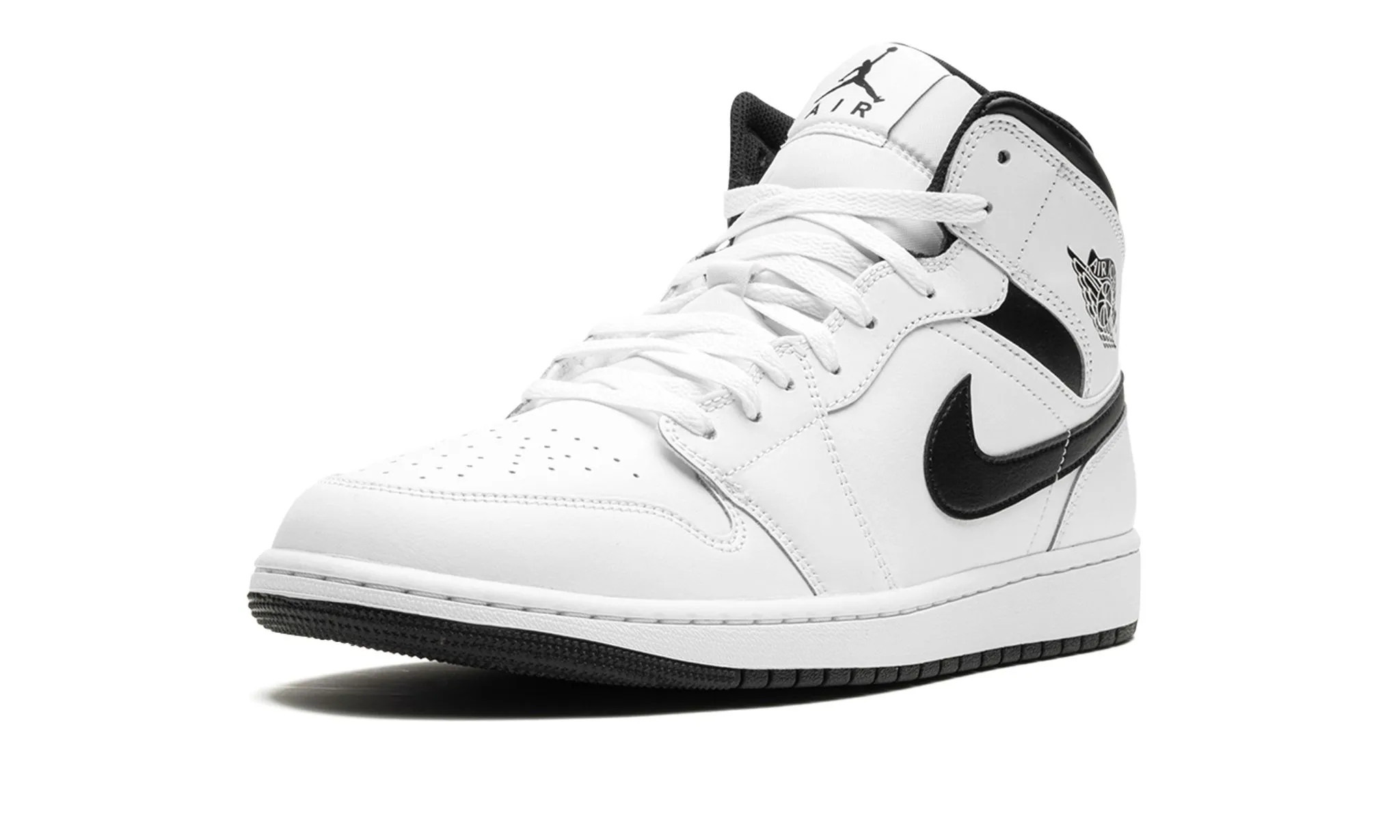 Air Jordan 1 Mid Reverse Panda / White Black chic aesthetic simple design