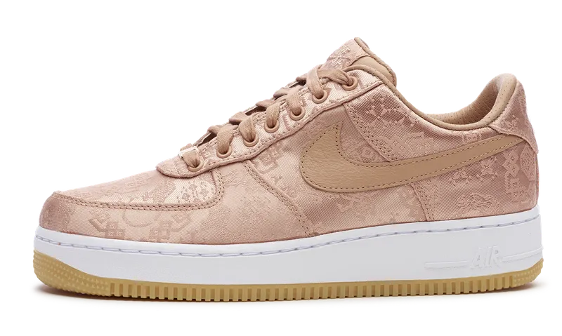 nike Air Force 1 Low x CLOT Rose Gold Silk 2020 (CJ5290-600) Men's Size 4-12 Wardrobe Staple