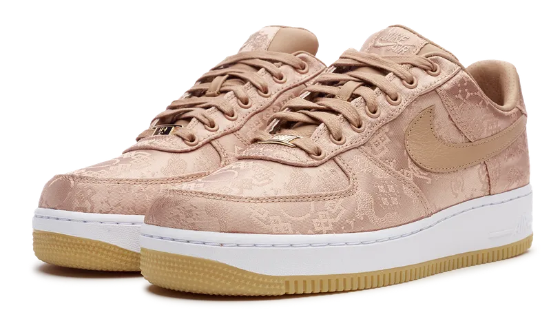nike Air Force 1 Low x CLOT Rose Gold Silk 2020 (CJ5290-600) Men's Size 4-12 Score Hike