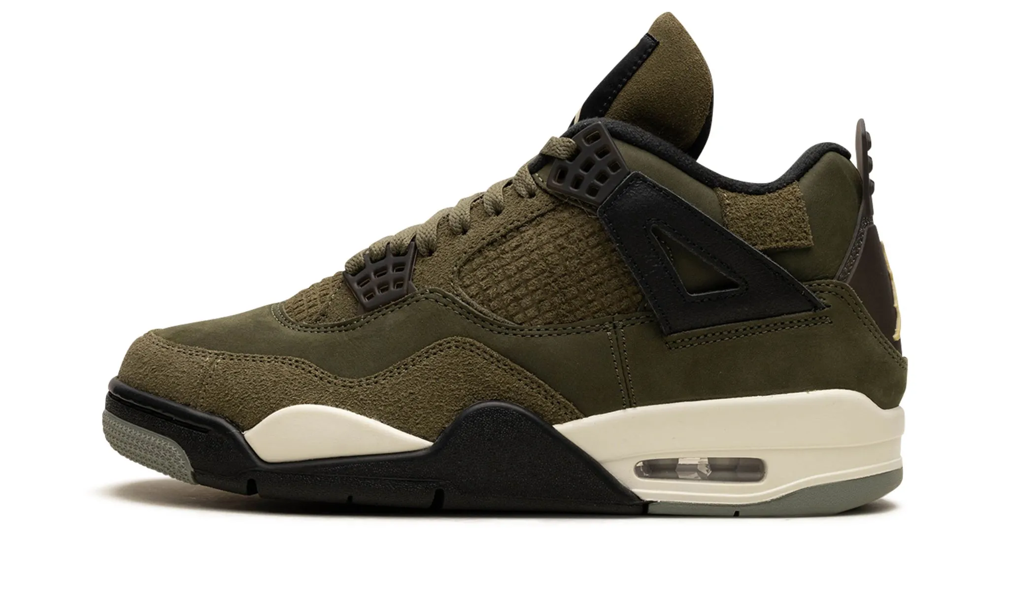Low Top Feel Fresh Jordan 4 Retro "Craft - Medium Olive"