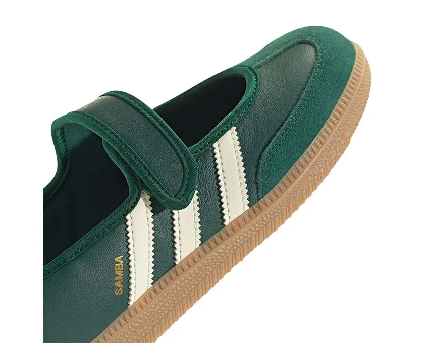 Silent Step Warm Step Adidas Samba Jane "Collegiate Green"