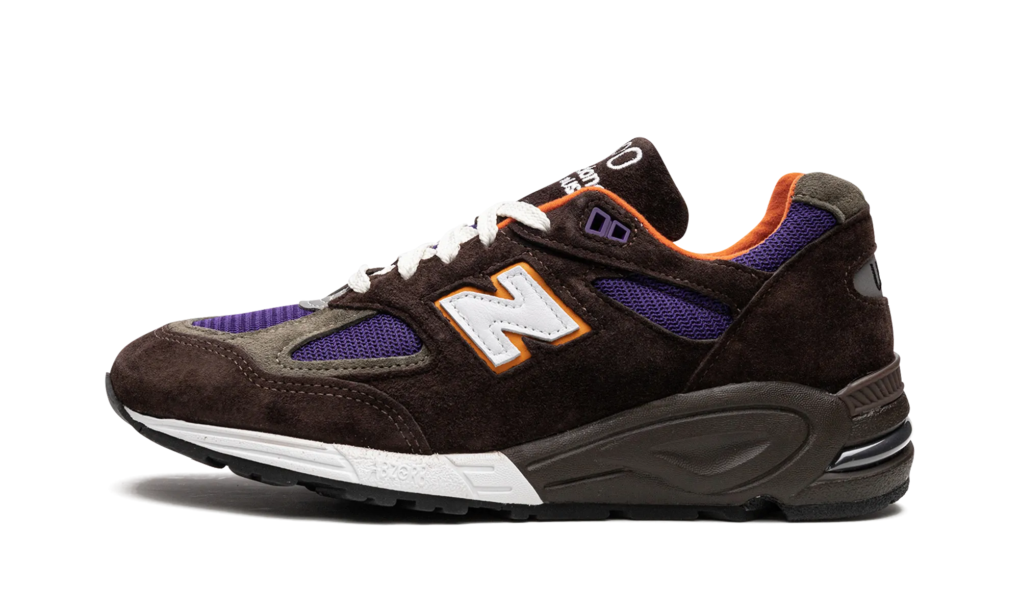 990 v2 "Brown/Orange/Purple" Harbor Run Stroll Shoes
