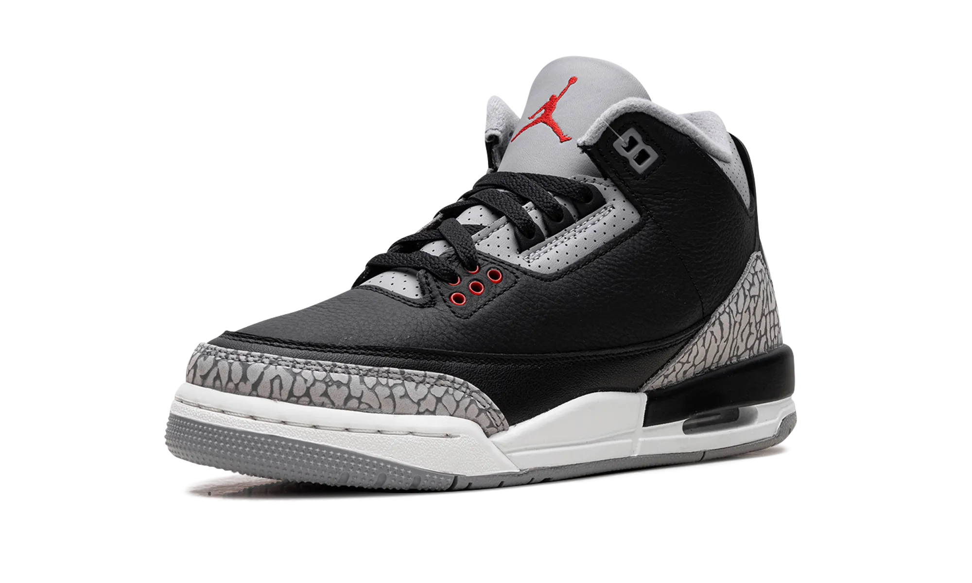 Glow Edge Air Jordan 3 GS "Black Cement"